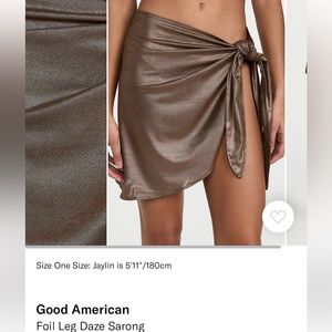 Good American Sarong NWT